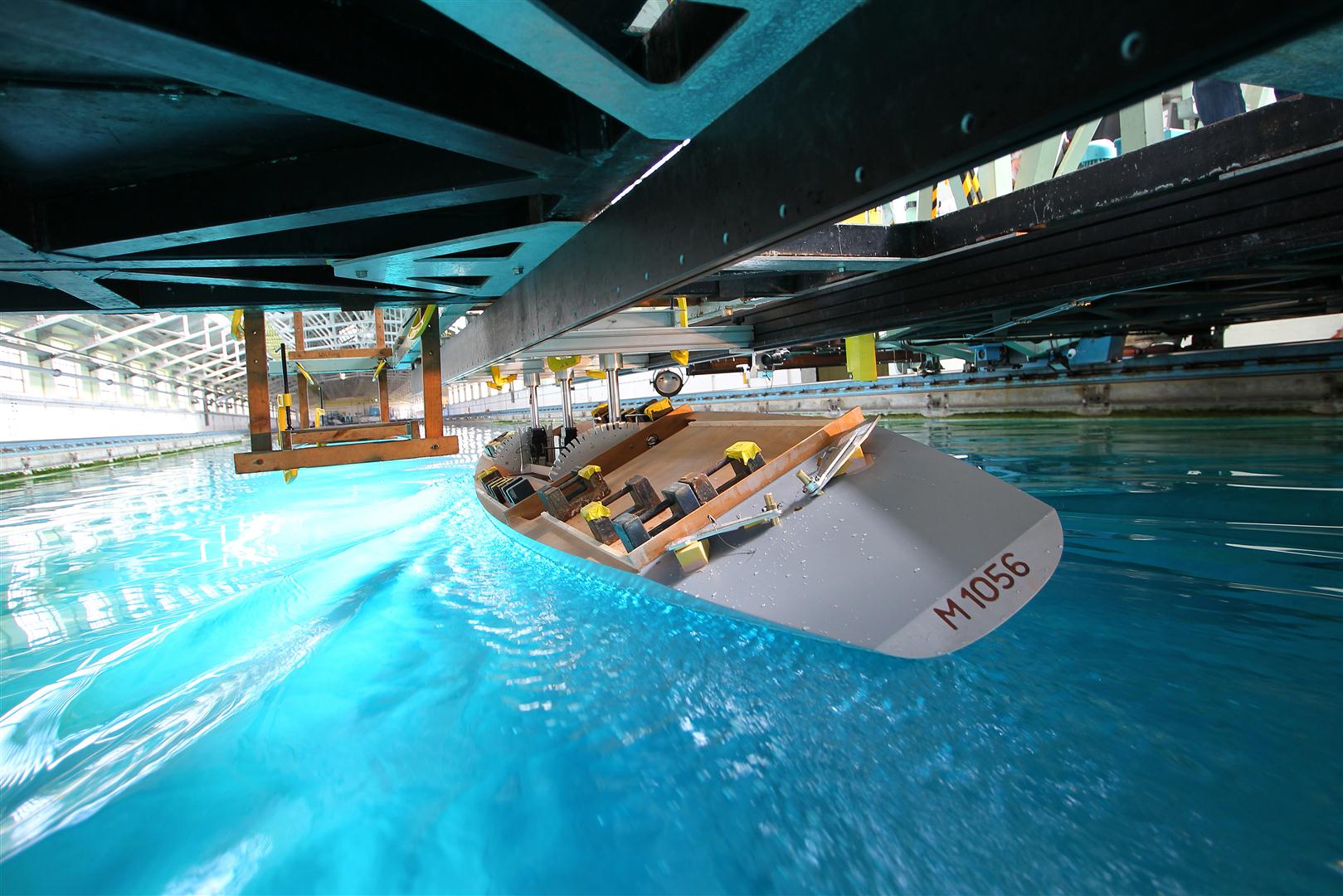 Sailing Yacht Model Testing Image