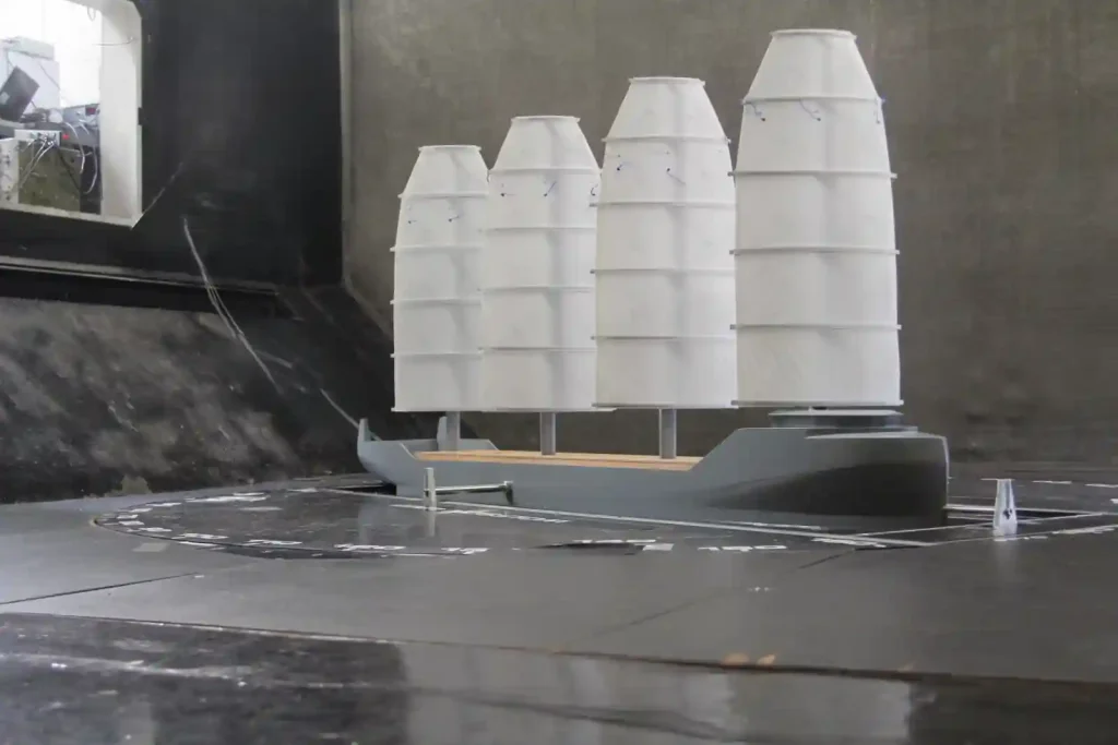 Wind Tunnel Test of Wind Assisted Ship