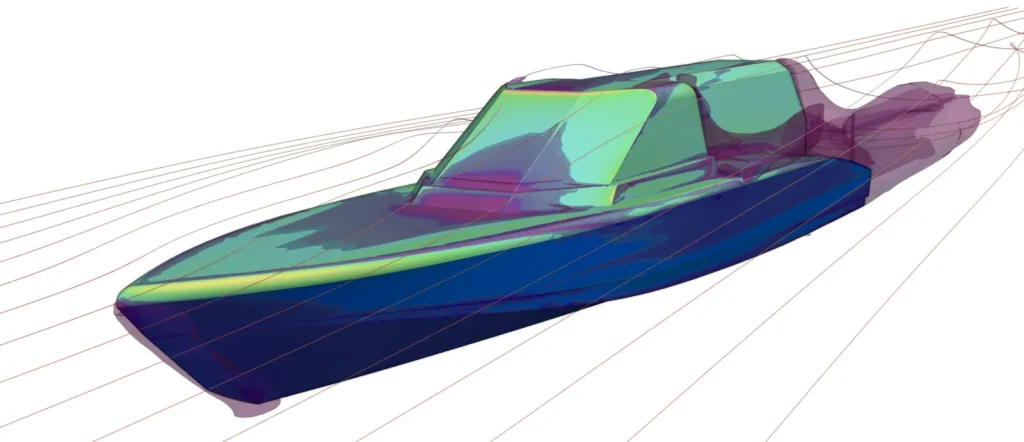 Workboat CFD simulation